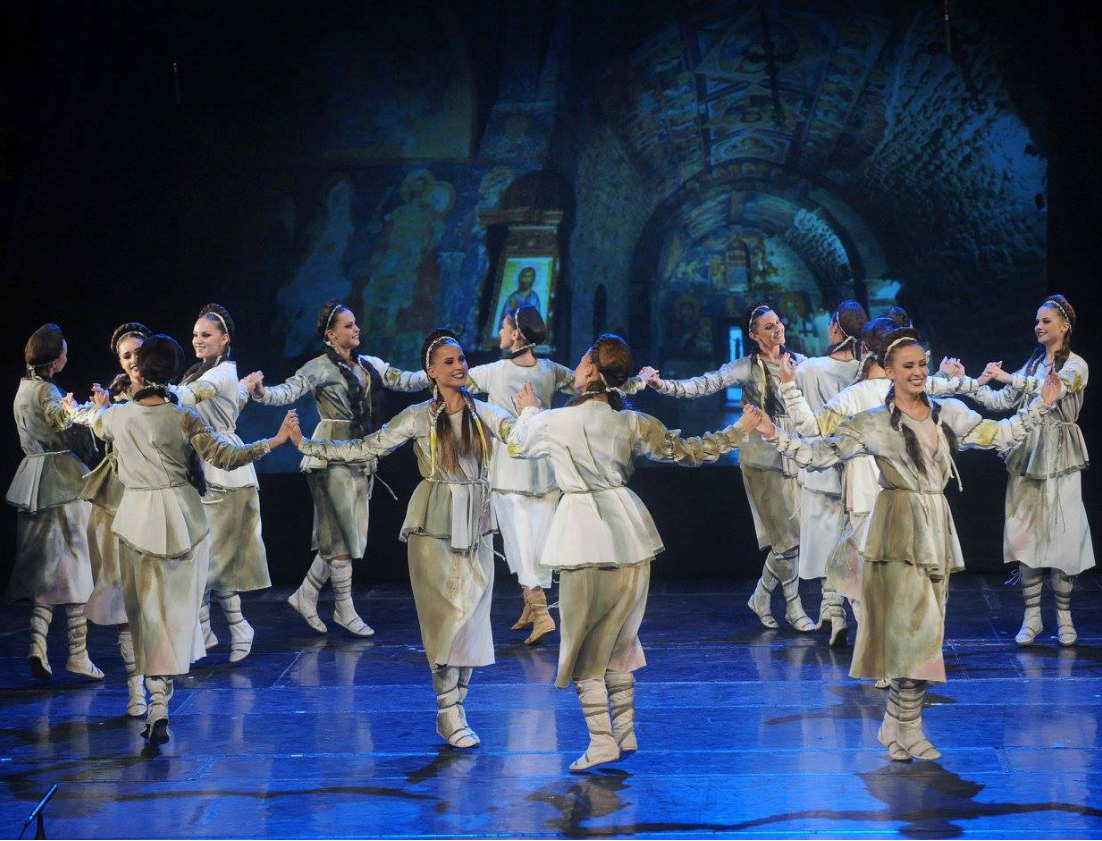 25th International Folkfestival : Ballet National <i>« Ivo Lola Ribar »</i> de Serbie.